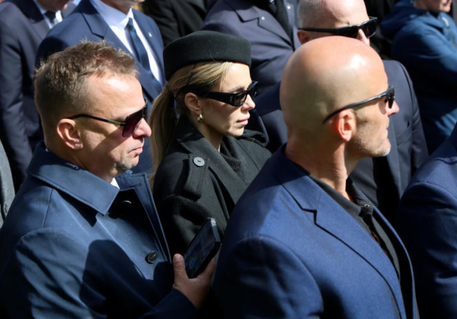 Doda na pogrzebie Łukasza Litewki