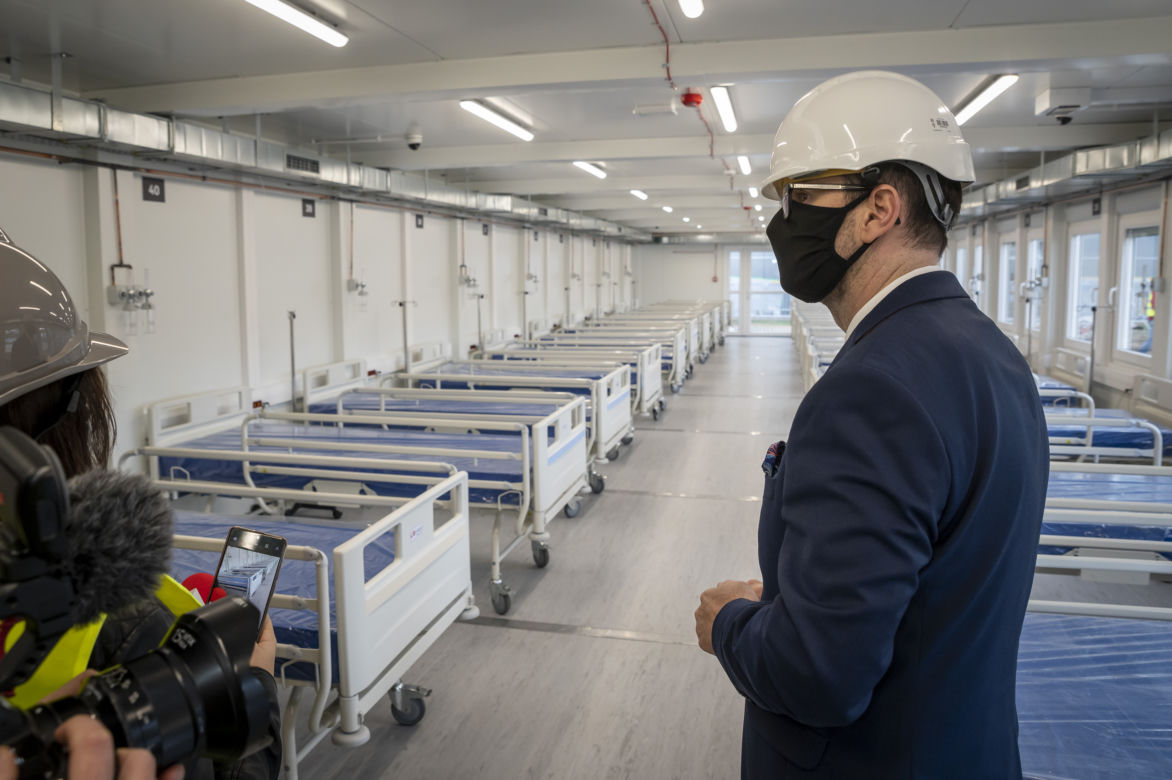 PKN ORLEN buduje szpital tymczasowy w Płocku. Będzie gotowy do końca miesiąca