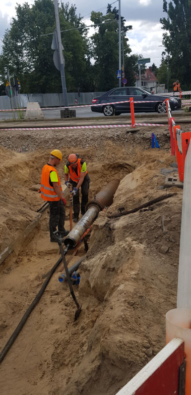 Budowa Węzła Łękno - lipiec 2019