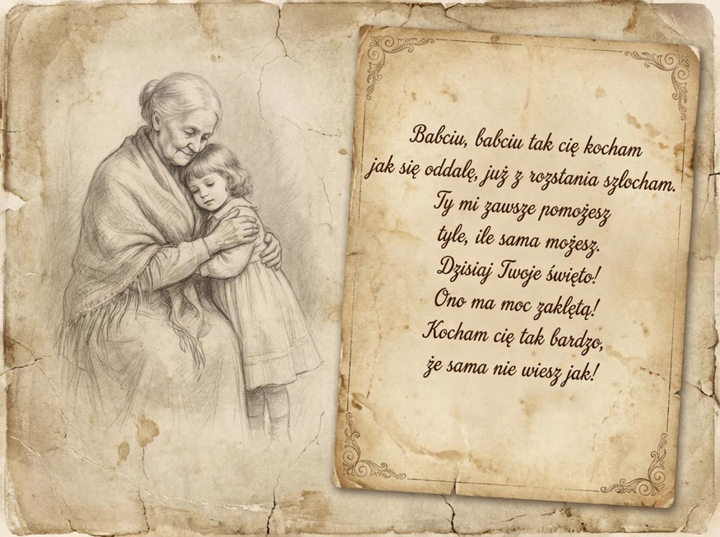 Kartka z życzeniami na Dzień Babci 2026