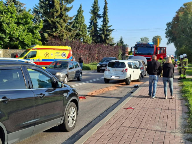 Wypadek w Warszówku
