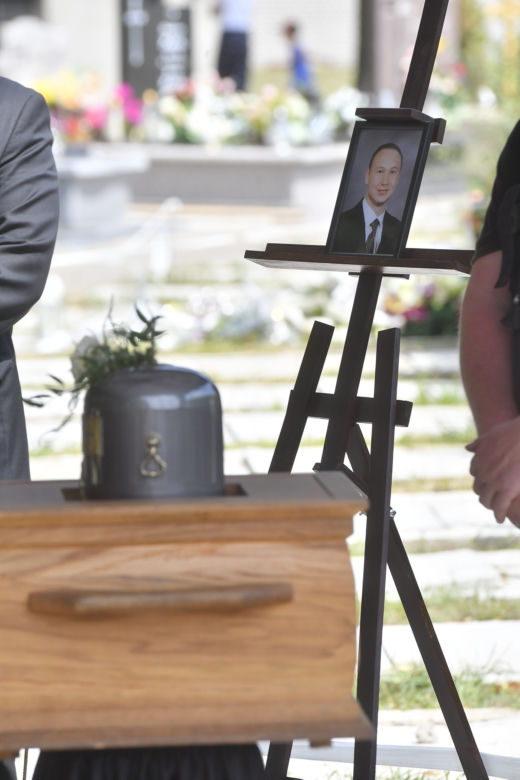 Pogrzeb ojca poszukiwanego Dawidka