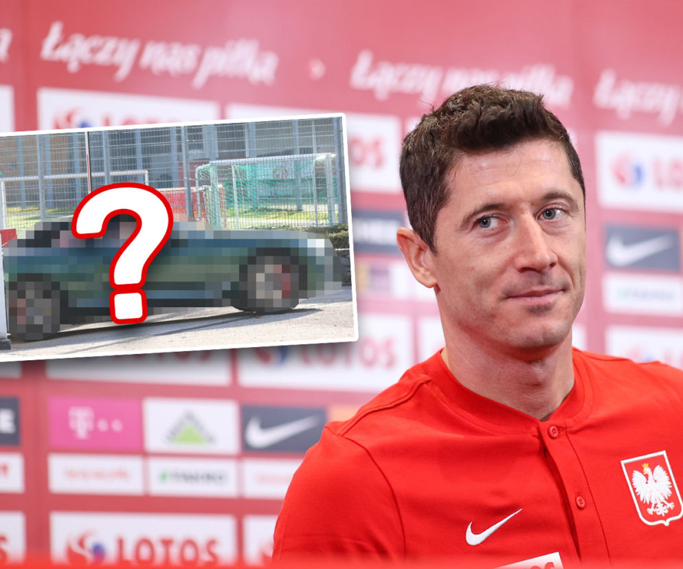 Robert Lewandowski w samochodzie za 1,5 miliona