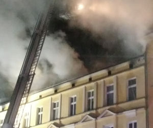 Pożar kamienicy przy ul. Kaszubskiej
