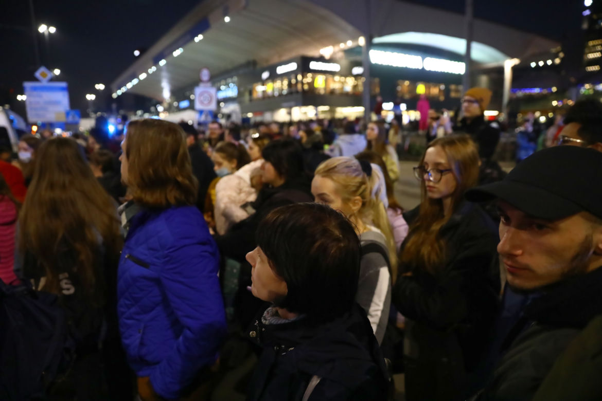Dziki tłum przywitał Joe Bidena pod Marriottem 