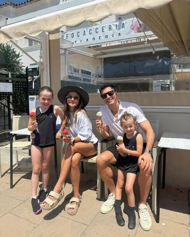 Robert Lewandowski na wakacjach