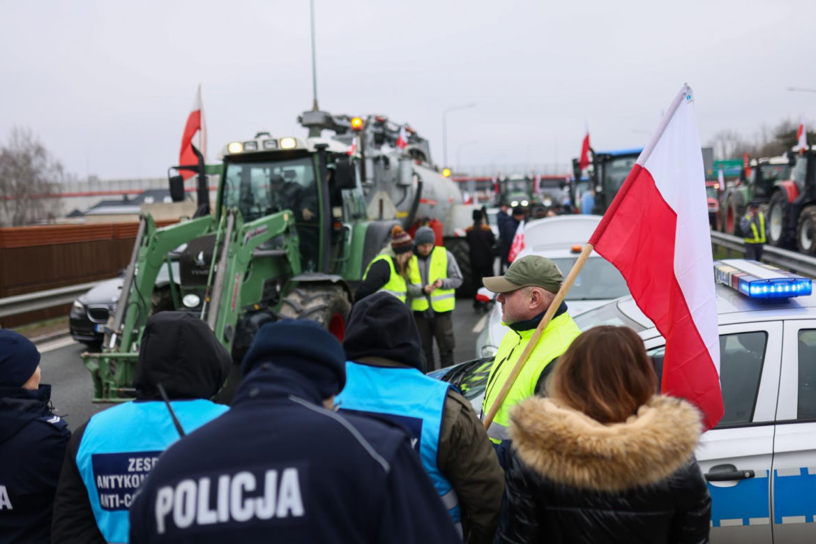 Protesty rolników na Mazowszu