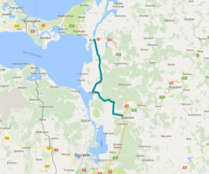 Trasa alternatywna nad morze