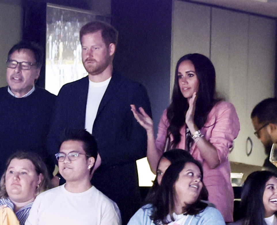 Meghan, Harry, mecz 