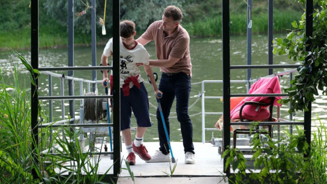 M jak miłość odc. 1899. Bartek (Arkadiusz Smoleński), Franek (Jarosław Śmigielski)