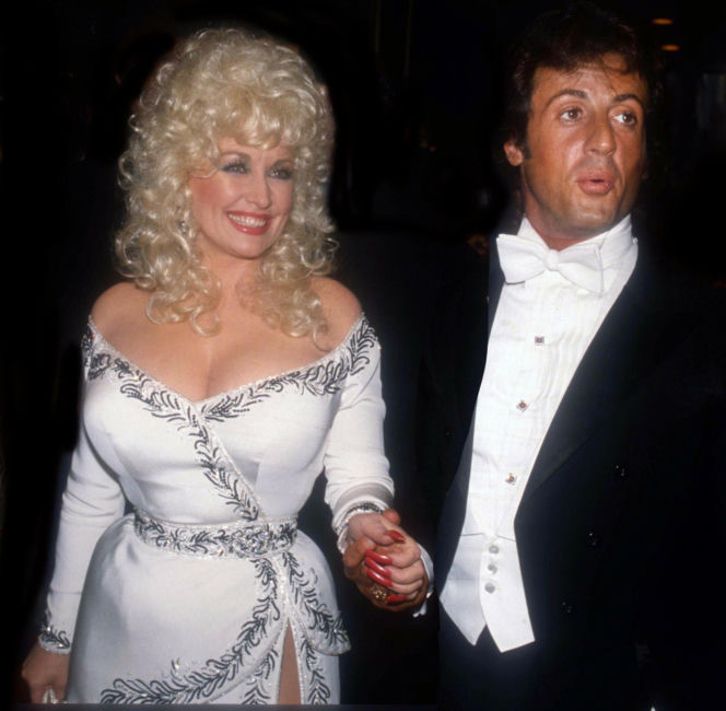 Dolly Parton i Sylvester Stallone