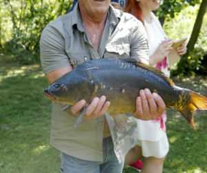 Karol Strasburger ćwiczy