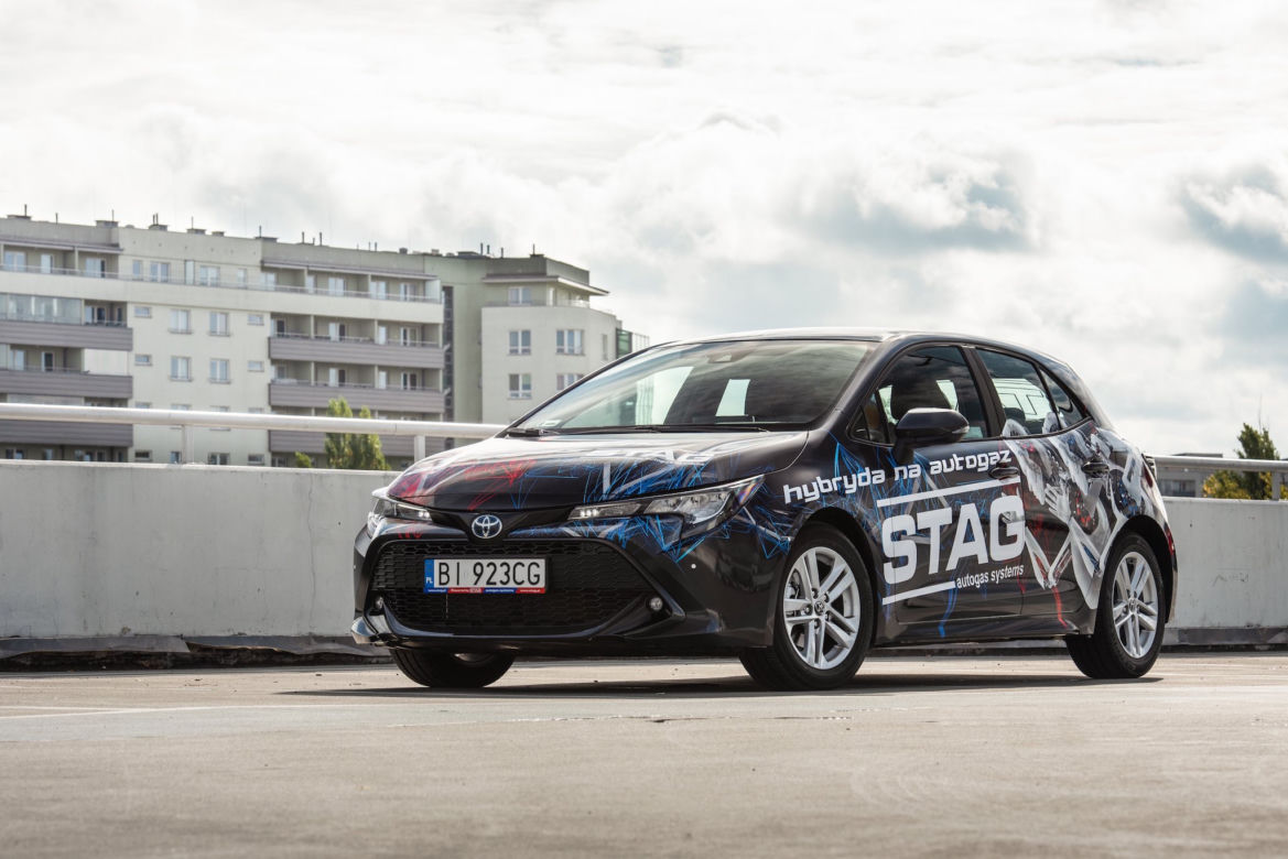 Toyota Corolla Hybrid z instalacją LPG STAG
