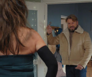 Walentynki z M jak miłość odcinek specjalny. Andrzej (Michał Milowicz), Simona ( Agnieszka Fitkau-Perepeczko)