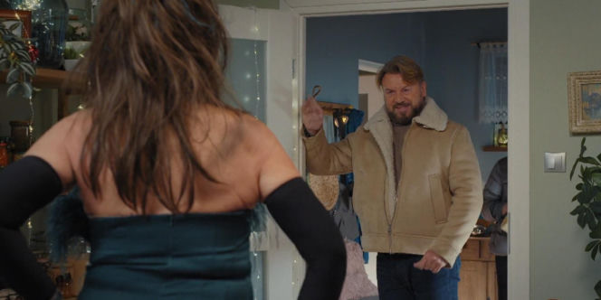 Walentynki z M jak miłość odcinek specjalny. Andrzej (Michał Milowicz), Simona ( Agnieszka Fitkau-Perepeczko)