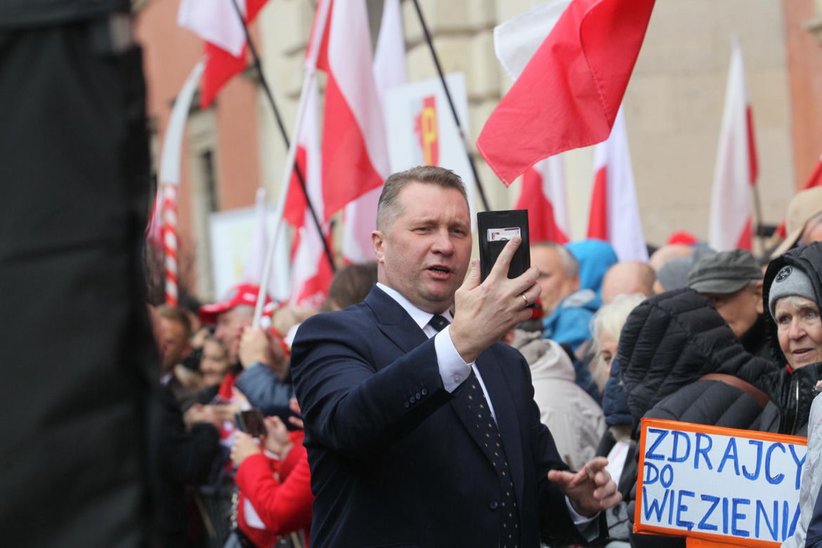 Manifestacja Prawa i Sprawiedliwości w Warszawie