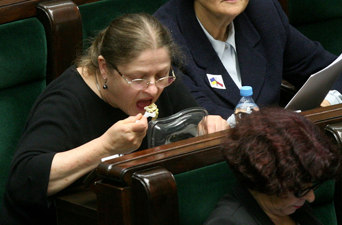 Krystyna Pawłowicz rzeźbi się na wiosnę