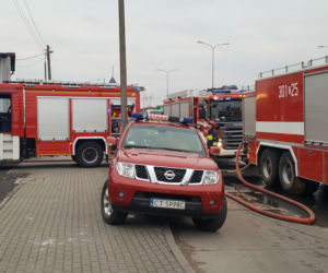 Potężny wybuch przy ul. Łowickiej w Bydgoszczy