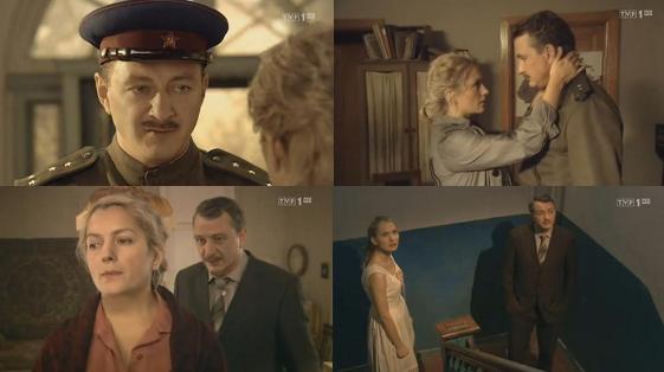 ANNA GERMAN odc. 3. Irma Martens-Berner (Maria Poroszyna), Walentyn Lawriszyn (Marat Baszarow)