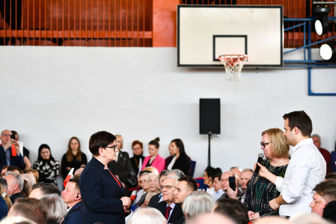 Beata Szydło w Sandomierzu