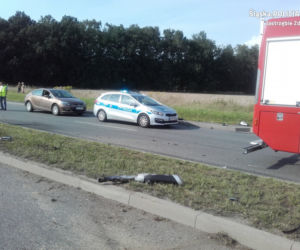 Jastrzębie-Zdrój: Śmiertelny wypadek motocyklisty [ZDJĘCIA]