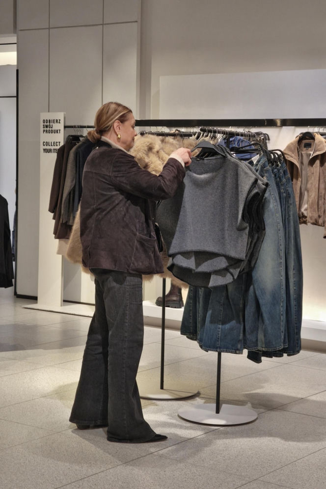 Małgorzata Ostrowska-Królikowska na zakupach