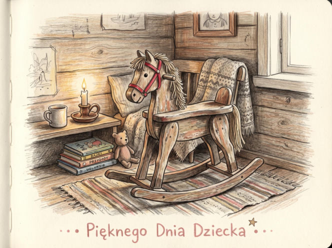 Kartka na Dzień Dziecka dorosłego dziecka