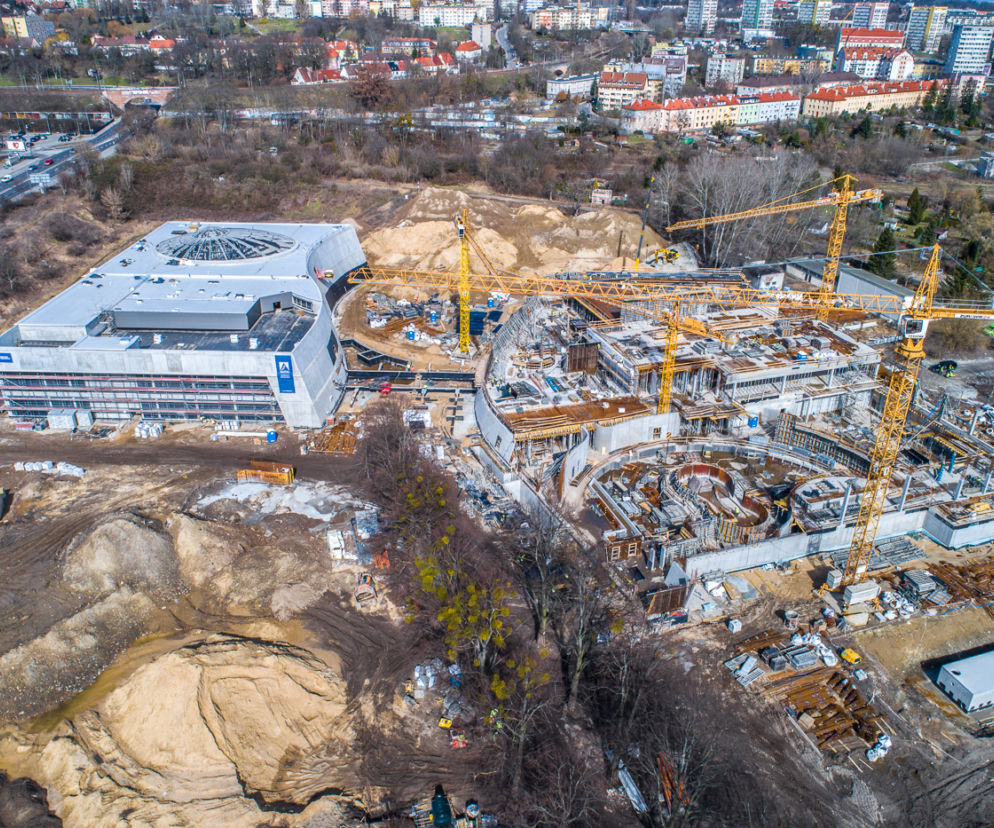 Budowa Fabryki Wody - marzec 2021