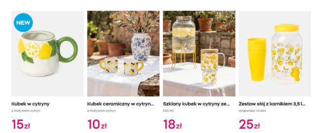 Ta cytrynowa zastawa z Pepco oczaruje każdego. Sprawi, że poczujesz się jak na Wybrzeżu Amalfi!