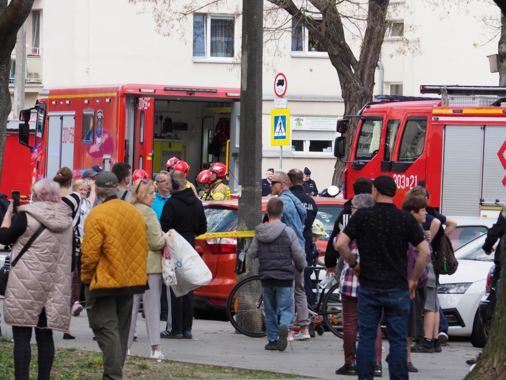 Kraków. Wypadek na os. Zgody