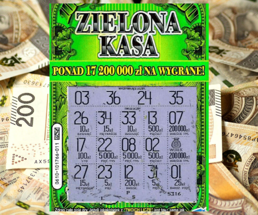 Kupił zdrapkę Lotto za 5 zł, wygrał 200 tys. Zł! Wielka wygrana w Stalowej Woli