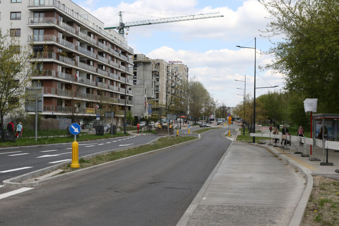 Koniec prac na Sokratesa. Drogowcy otwierają zwężoną ulicę 