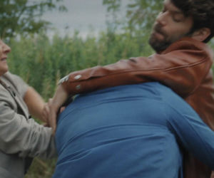 M jak miłość, odcinek 1899. Agnes (Amanda Mincewicz), Artur Rogowski (Robert Moskwa), Martin (Paweł Izdebski)