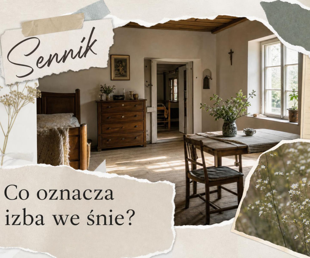 Jasna, wiejska izba z drewnianymi meblami. O znaczeniu snu o izbie przeczytasz w senniku na łamach SE.