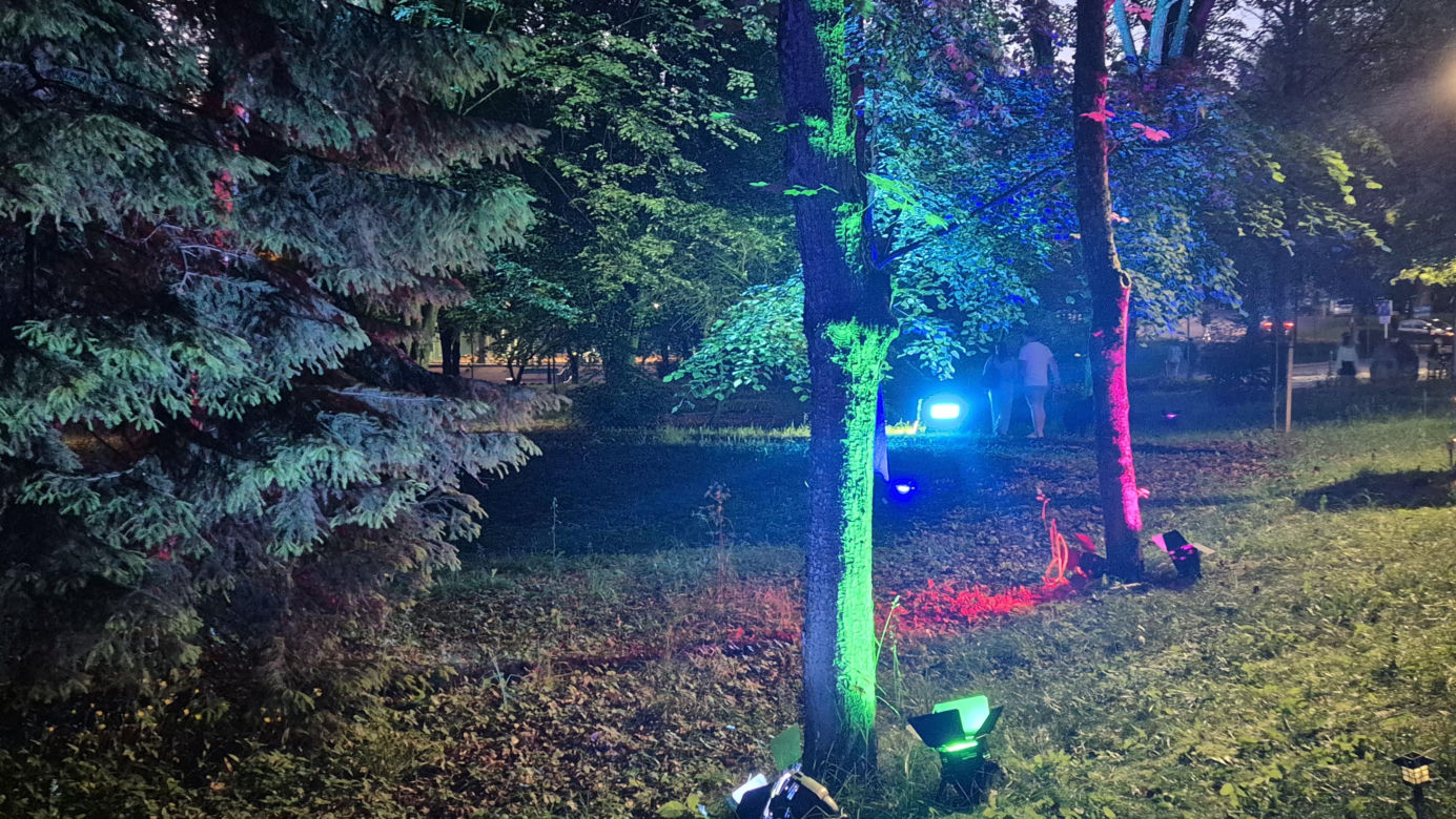 Olsztyn zamienił się w magiczną krainę. Park Świateł przyciągnął tłumy!