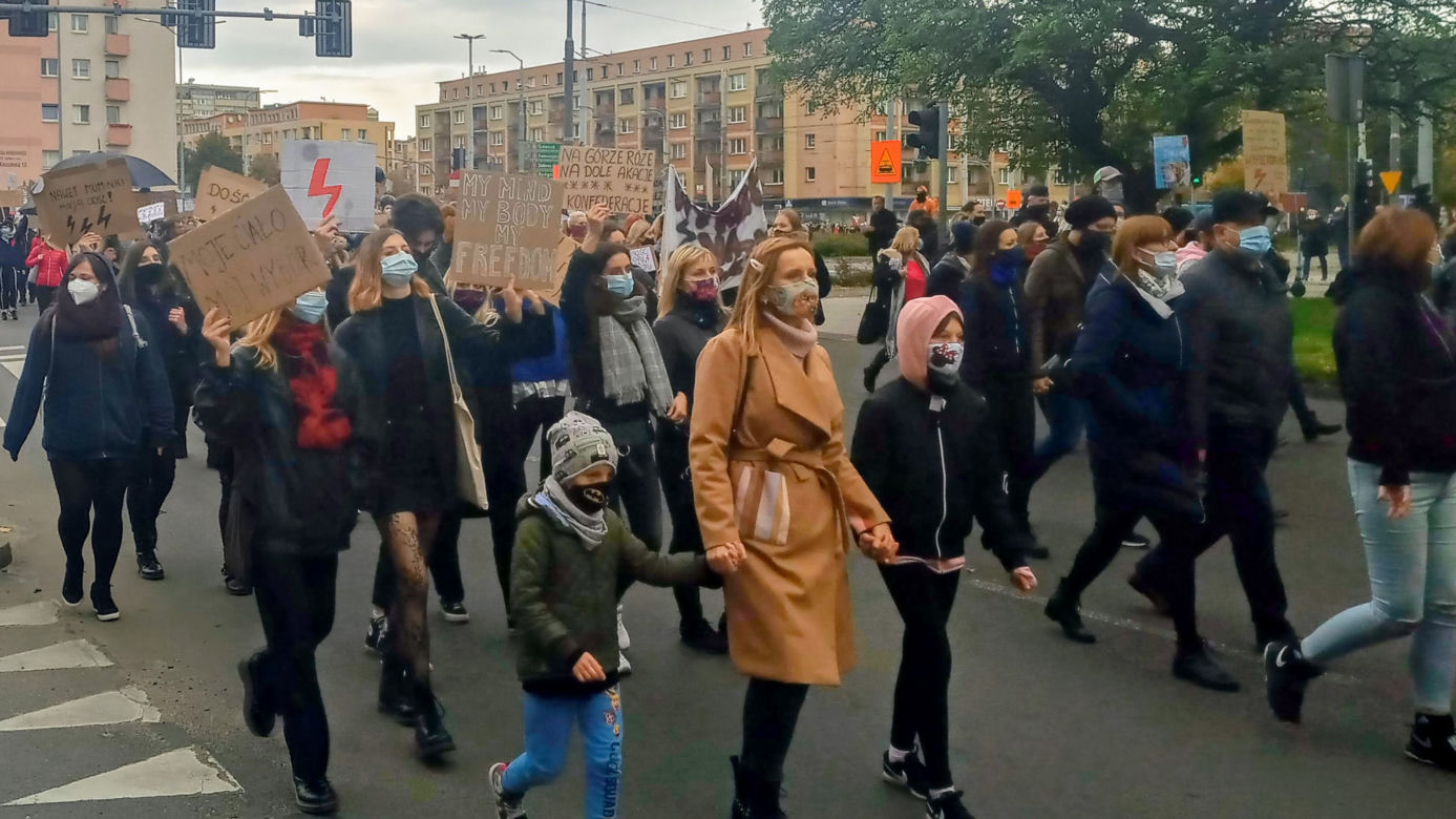 Protest kobiet w Szczecinie - 28.10.2020