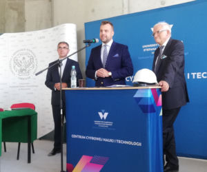 Wmurowanie kamienia węgielnego pod budynek Multidyscyplinarnego Centrum Badawczego