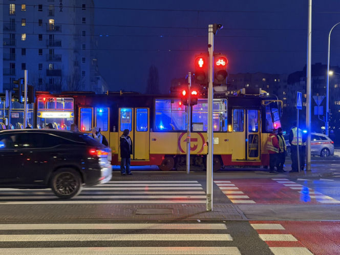 Potrącenie przez tramwaj 17-latki Białołęka