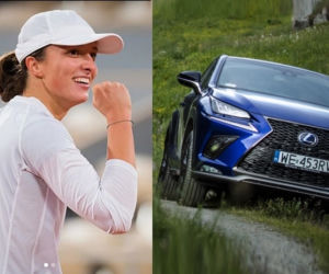 Iga Świątek jeździ Lexusem NX 300h