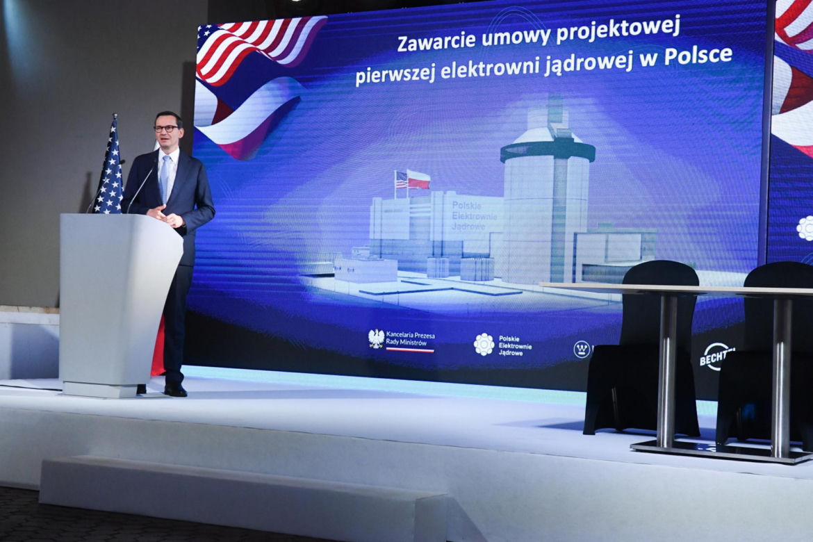 Umowa na zaprojektowanie pierwszej elektrowni jądrowej w Polsce