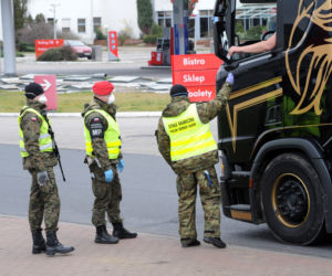Kontrole graniczne na przejściu w Kołbaskowie
