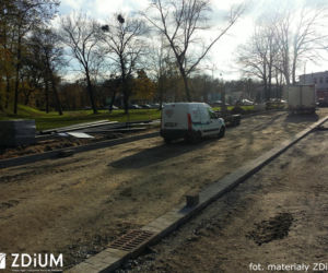 Parking powstaje przy skrzyżowaniu ulic Ślężnej i Kamiennej