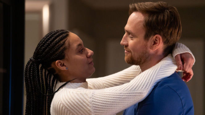 Na dobre i na złe odc. 989. Maria (Sylwia Achu), Michał (Mateusz Janicki)