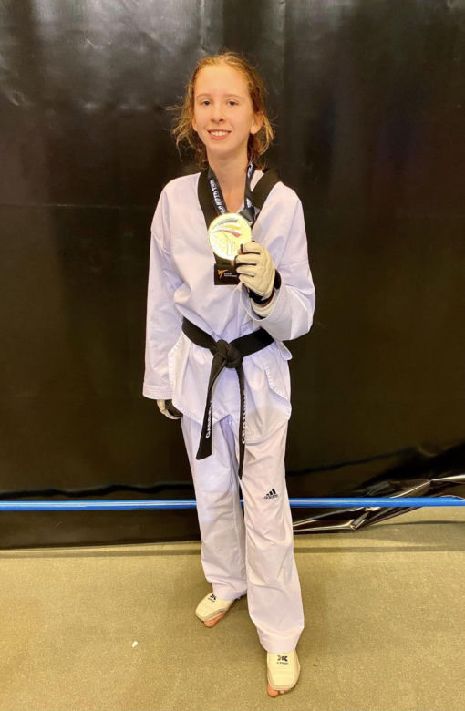 Gabriela Wreszcz zdobyła złoty medal w Belgii. To reprezentantka klubu Centuria Taekwondo Toruń