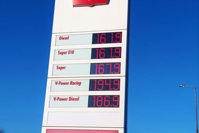 Ceny paliwa w Niemczech