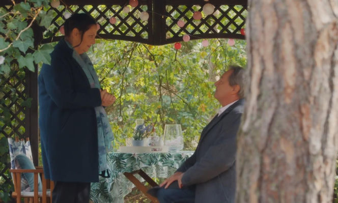 M jak miłość odc. 1918. Łukasz (Zbigniew Borek), Krysia (Hanna Mikuć)