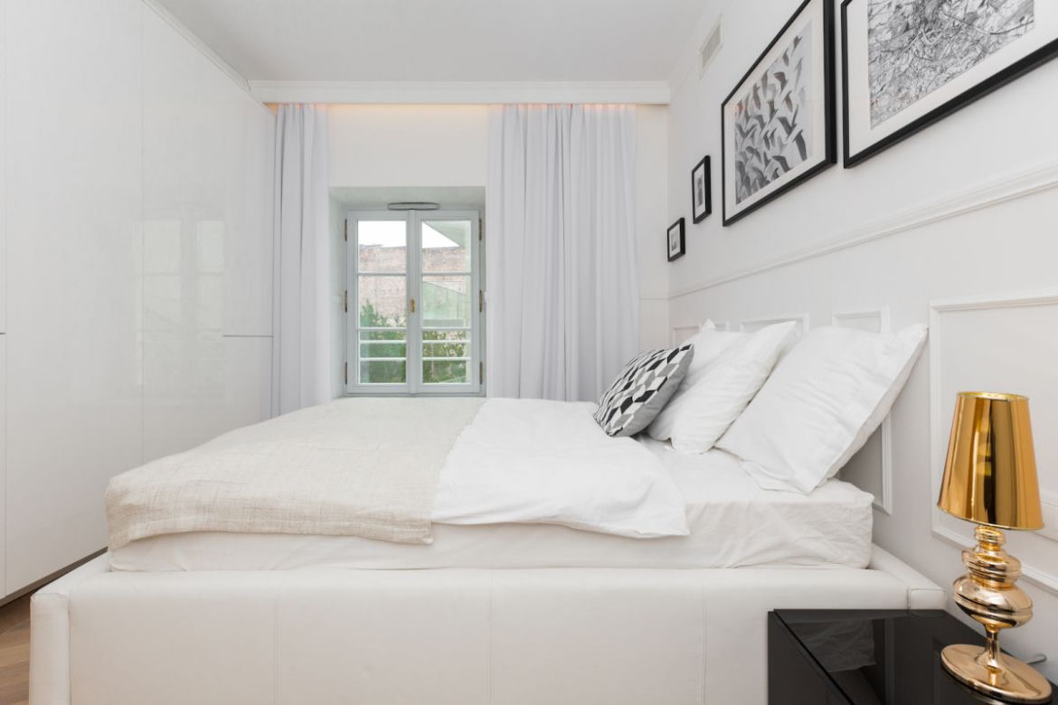 Nowoczesna aranżacja wnętrza: apartament w starych murach