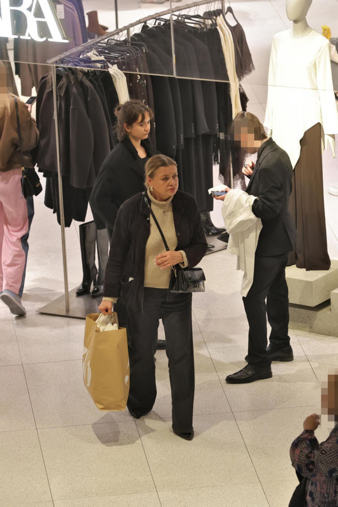 Małgorzata Ostrowska-Królikowska na zakupach