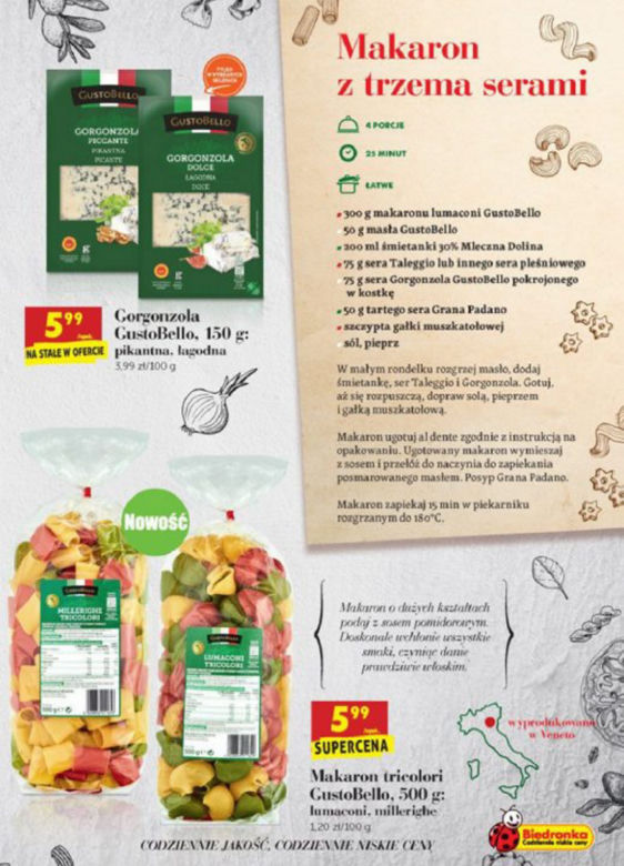 Włoska rewolucja w Biedronce