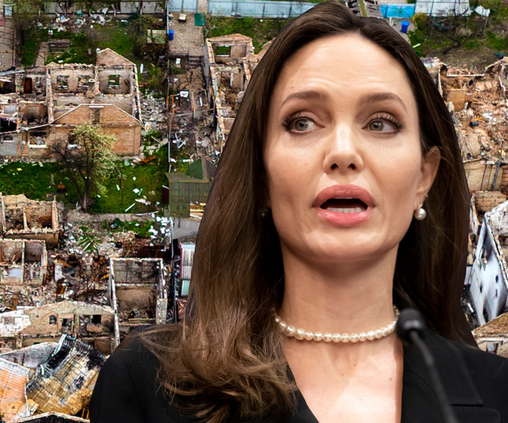 Angelina Jolie na Ukrainie